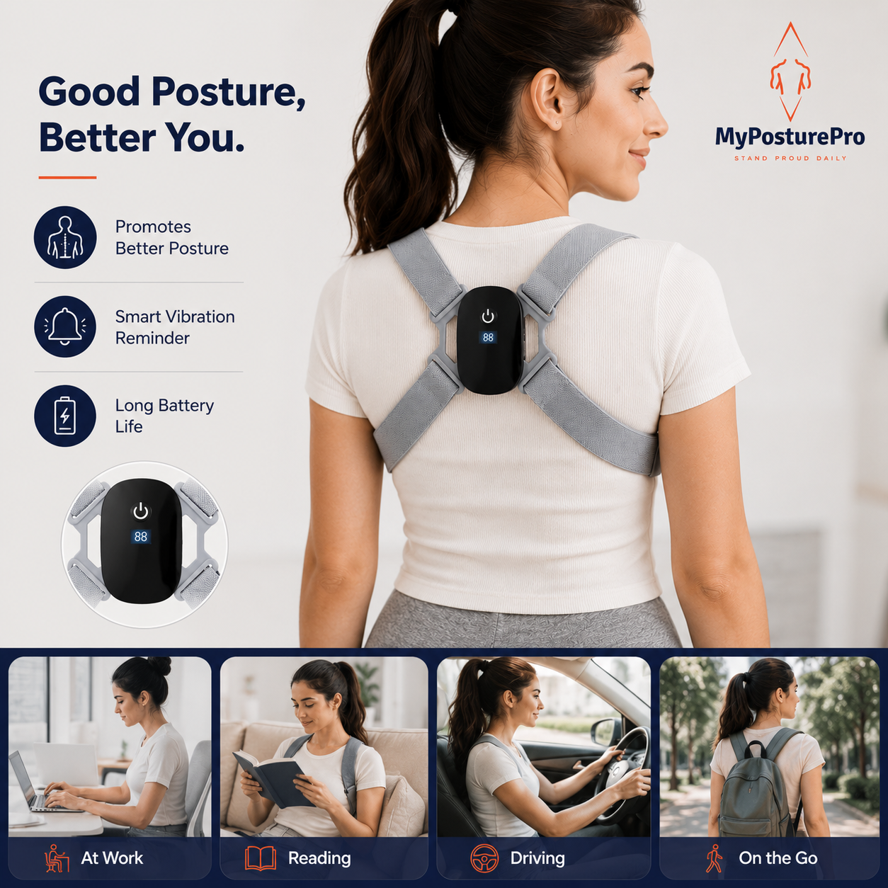 Posture Sense™ Smart Posture Corrector