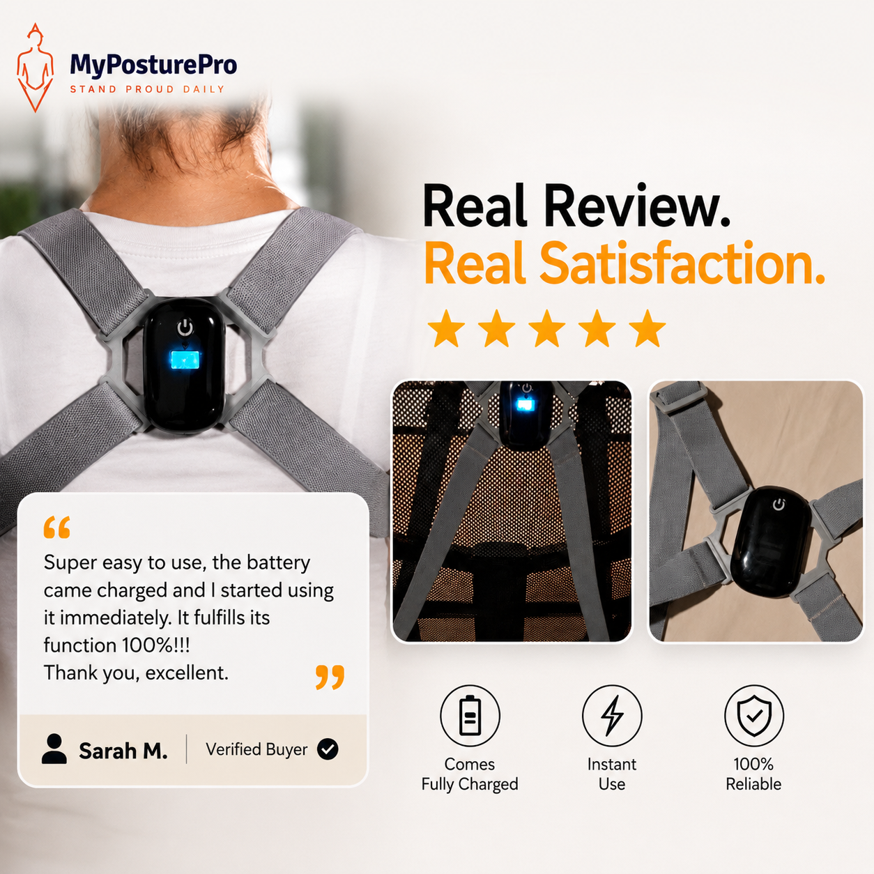 Posture Sense™ Smart Posture Corrector