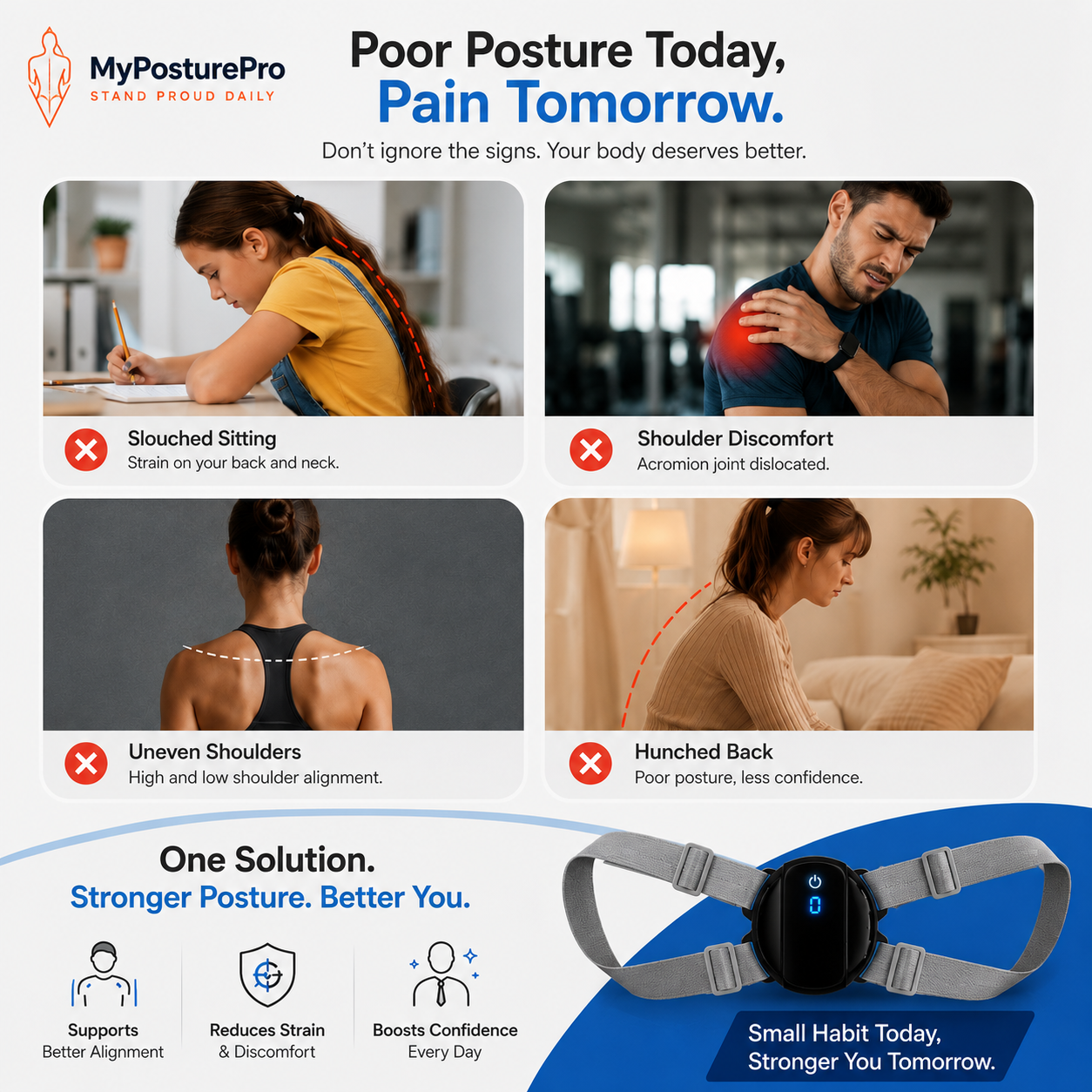 Posture Sense™ Smart Posture Corrector