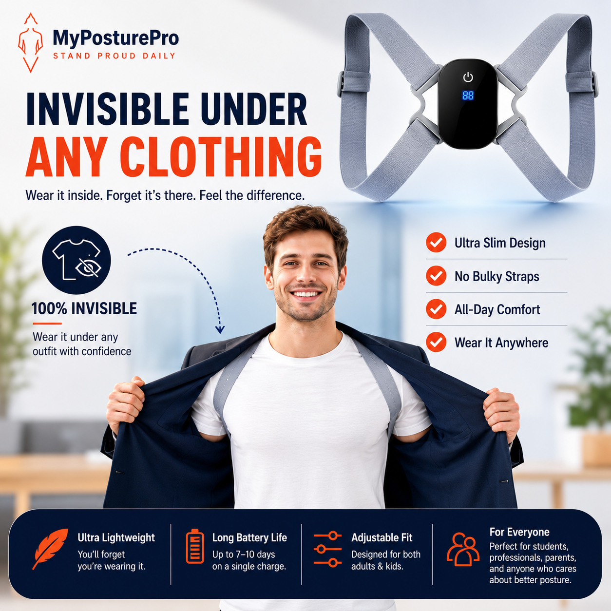 Posture Sense™ Smart Posture Corrector