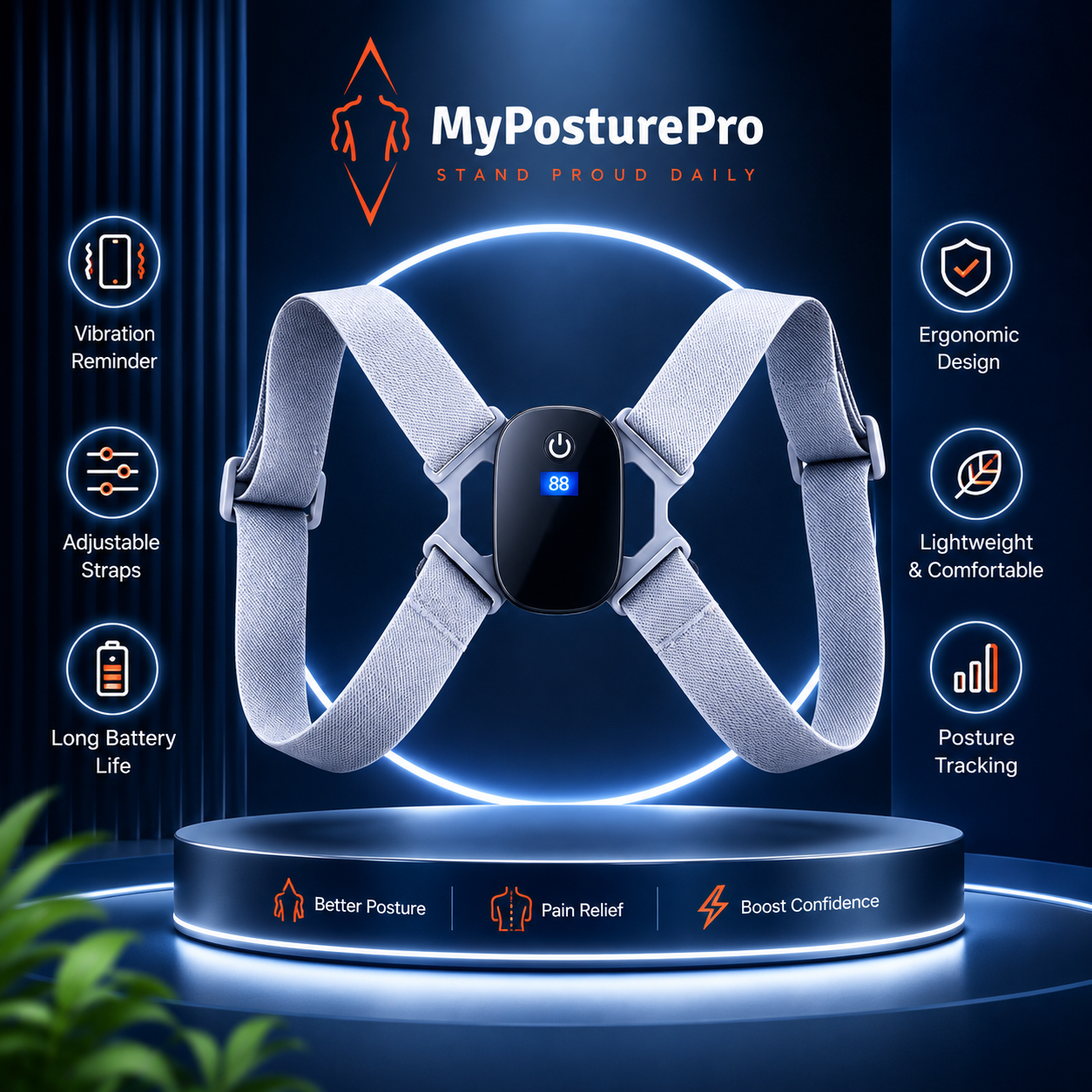 Posture Sense™ Smart Posture Corrector